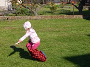 Čarodějnické odpoledne s rodiči na školní zahradě